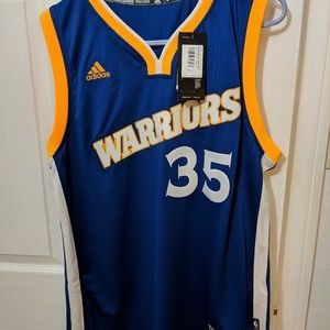 Golden States Warriors Kevin Durant Jersey Blue
